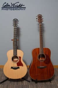 Taylor GS Mini and Carvin Cobalt C350